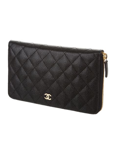 chanel classic quilted zipped wallet|fashionphile chanel wallet on chain.